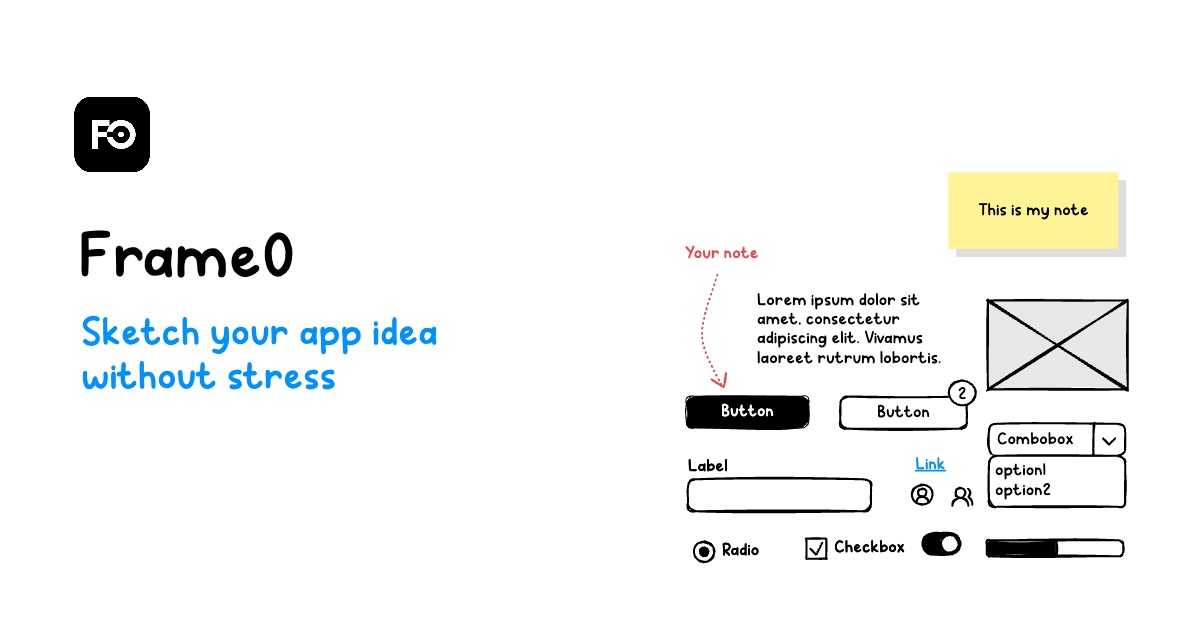 Frame0 | Sketch your app ideas without stress